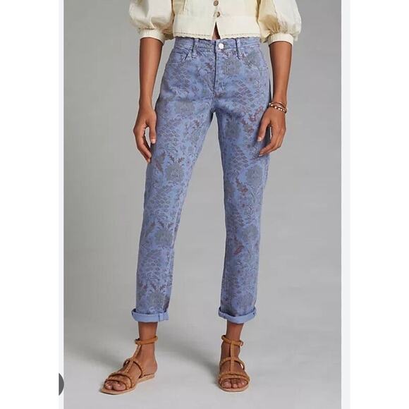 Anthropologie Denim - Anthropologie Pilcro Floral Print Slim Fit Boyfriend Jeans 27 CP
